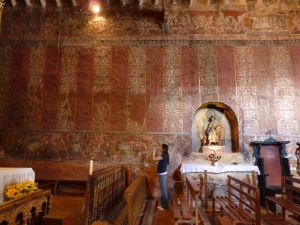 17th-century murals at the Chapel of Canincunca, Quispicanchis, Cuzco, Peru. Photo by Ananda Cohen Suarez